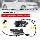 Trava do capô esquerda + direita 7347410 7347411 para BMW 5 G30 F90 G31 2016-2023