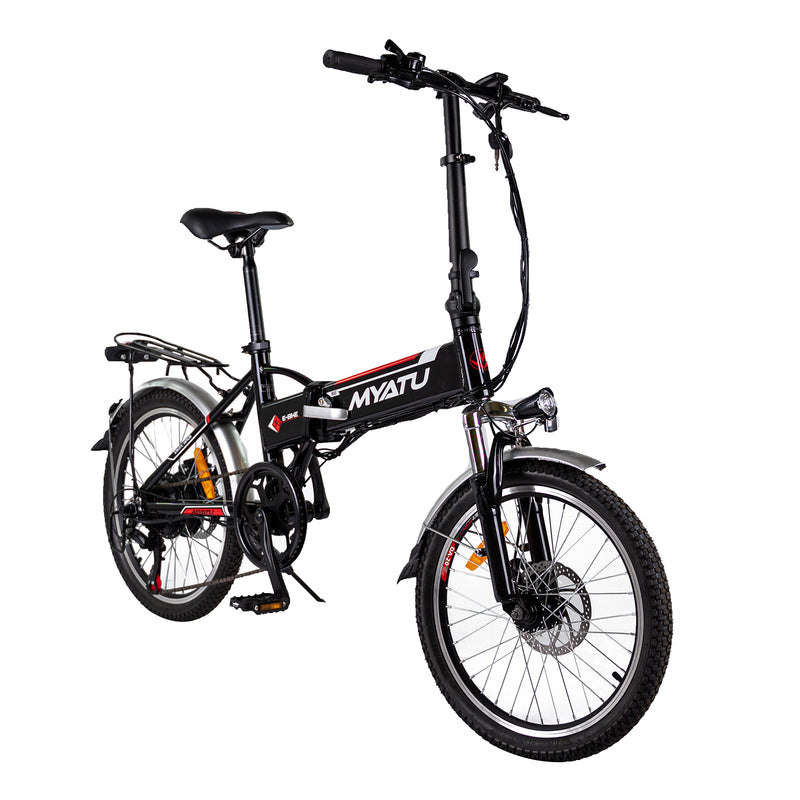 20" 36V 10.4AH 250W 7-växlad elektrisk cykel hopfällbar cykel ram i aluminium