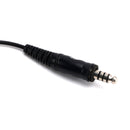 7.1-C9 Fortschrittliches taktisches Ohrbügel-Headset mit großem Stecker und rückseitiger Befestigung