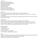 2014-2021 Mercedes-Benz C-Class W205 AMG C63 Style Gloss Black Rear Spoiler