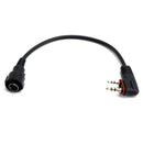 102B Transparenter In-Ear-Kopfhörer mit Luftschlauch und A24-Kabel für ICOM A25CE, A25N und A24