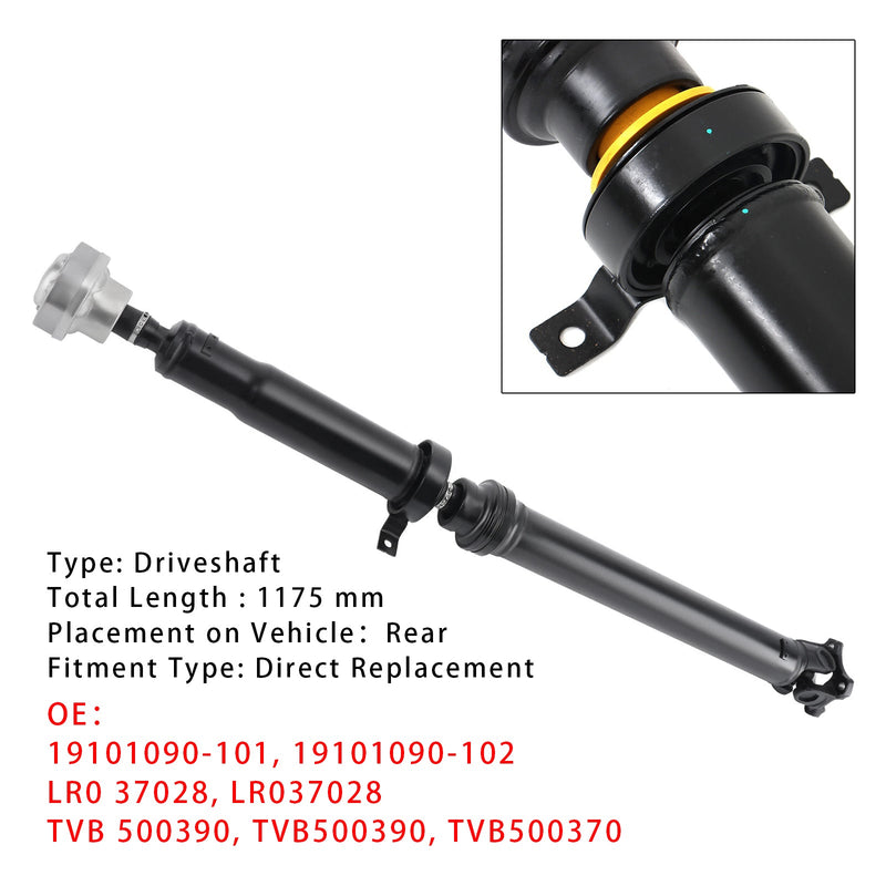 2006–2013 Land Rover Range Rover Sport Hintere Antriebswelle Montage TVB500370