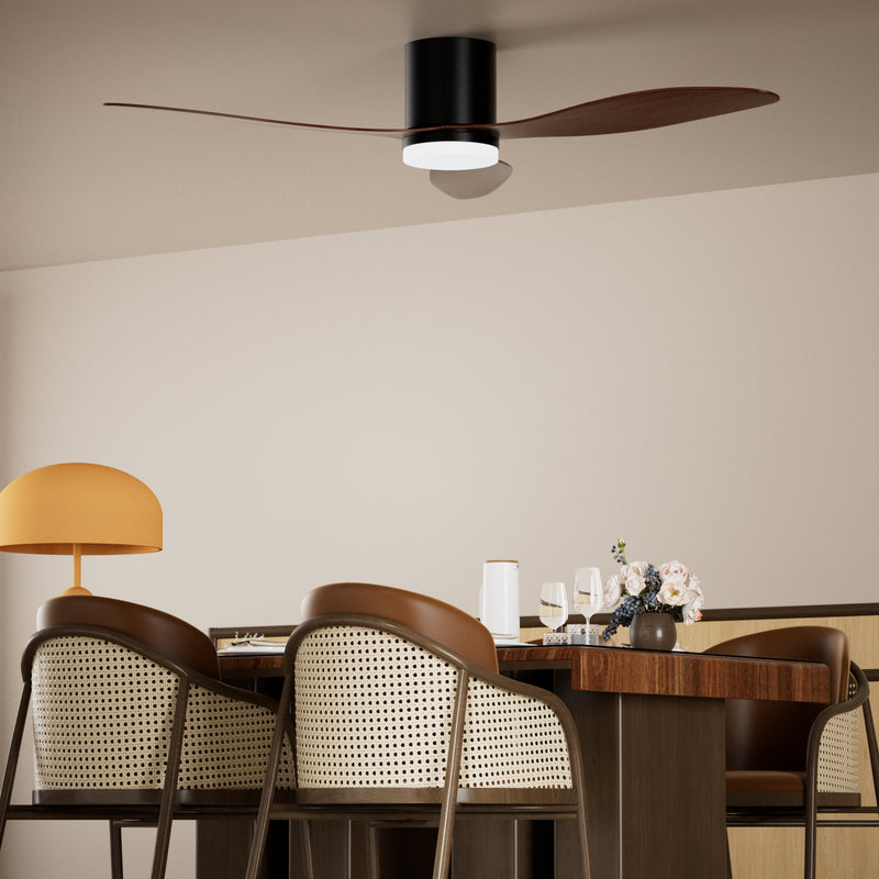 Fernbedienung/App-Steuerung 42" Deckenventilator mit Licht dimmbare LED DC-Motor