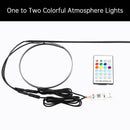 Sentralkontroll Ambient Interiør Fargerikt LED-flytende dekorativt lys 110cm+35cm