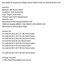 Höhensensor für die Luftfederung hinten rechts 4H0941310C für Audi A6 A8 S6 S7 S8