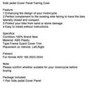 2023-2024 Honda ADV 160 Cubierta de pedal lateral Ajuste de carenado