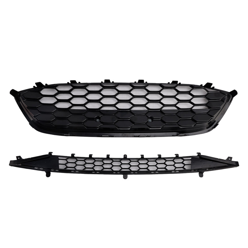 2018–2021 Ford Focus MK4 ST Style Schwarz Frontstoßstangengrill Untergrill