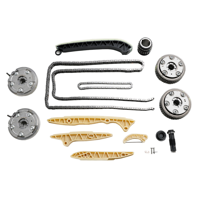 Kamaxelsats + 4× kamaxeljusteringar för Mercedes W164 ML350 ML450 ML550