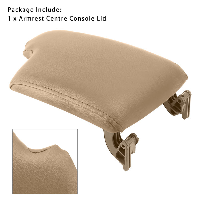 Beige Leder Armlehne Mittelkonsole Deckel Für BMW E90 E91 E92 E93 51169134486