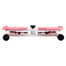 Trenažér na kroucení pasu Fitness Tool Protiskluzové vybavení pro domácí posilovnu pro ženy Břišní tuk Růžový Ab Twister Board 150 kg Kapacita & 20dB Ultra-tichý
