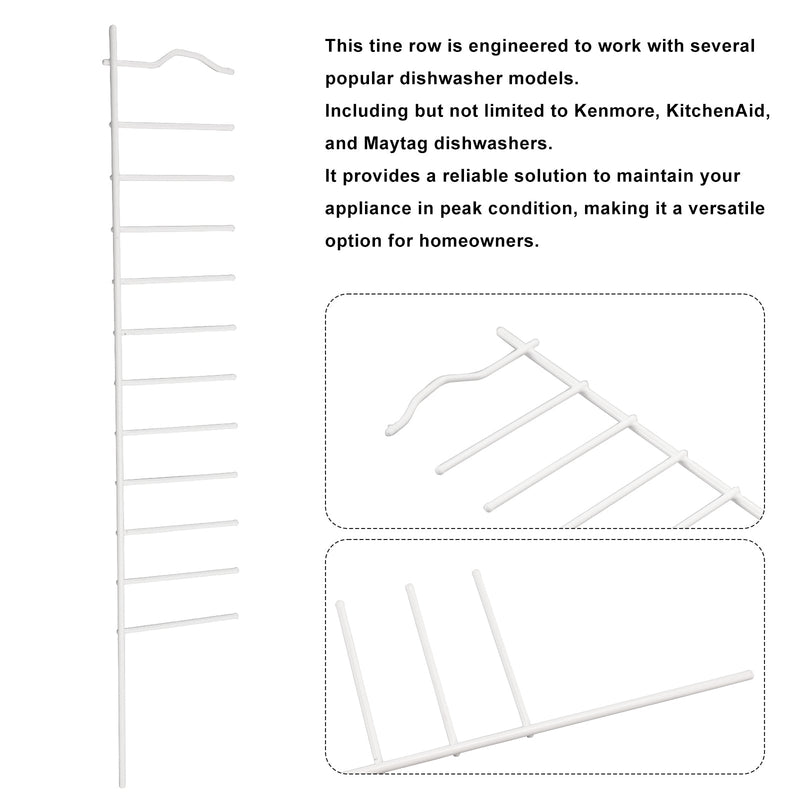 Reemplazo AP5951430 WP8051250 Fila de púas del lavavajillas W10728160 Para Kenmore/KA/Maytag