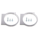 2er-Pack Halterung für 2-Pfund-Lachgasflaschen, passend für Flaschendurchmesser 2,5 bis 4-3/8 Zoll (ca. 6,4 bis 11,1 cm).