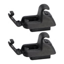 2x sorte solskærmsclips 1RF14DX9AB Velegnet til Chrysler 300 Dodge Charger 2011-2020