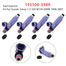1998-2007 Suzuki Jimny 1.3 16V M13A 4 Stück Einspritzdüsen 195500-3980