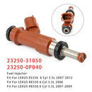 1 Stück Kraftstoffeinspritzdüse für Toyota Camry, Sienna, Lexus RX350 3.5L V6 07-15 23250-31050