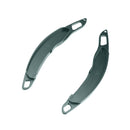 Steering wheel shift paddles for Mitsubishi ASX 2013-15, aluminum gray
