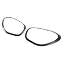 2011–2016 Mini Cooper R60 Countryman (Submodelo: Base, S, S all4) 2 peças de anéis decorativos de farol preto brilhantes