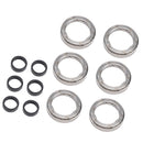 12PCS Kraftstoff Injektor Dichtung Ring &amp; Element Fit BMW 335i 340i 528i N20 B38 N55