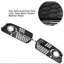 Etupuskurin sumuvalon säleikkö sopii Audi Q5 S-Line SQ5 2013-2017 musta kromi