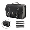 PU Side Cock Pocket Saddle Bag Color Matching Bagage White for Scooter Motorcycle White