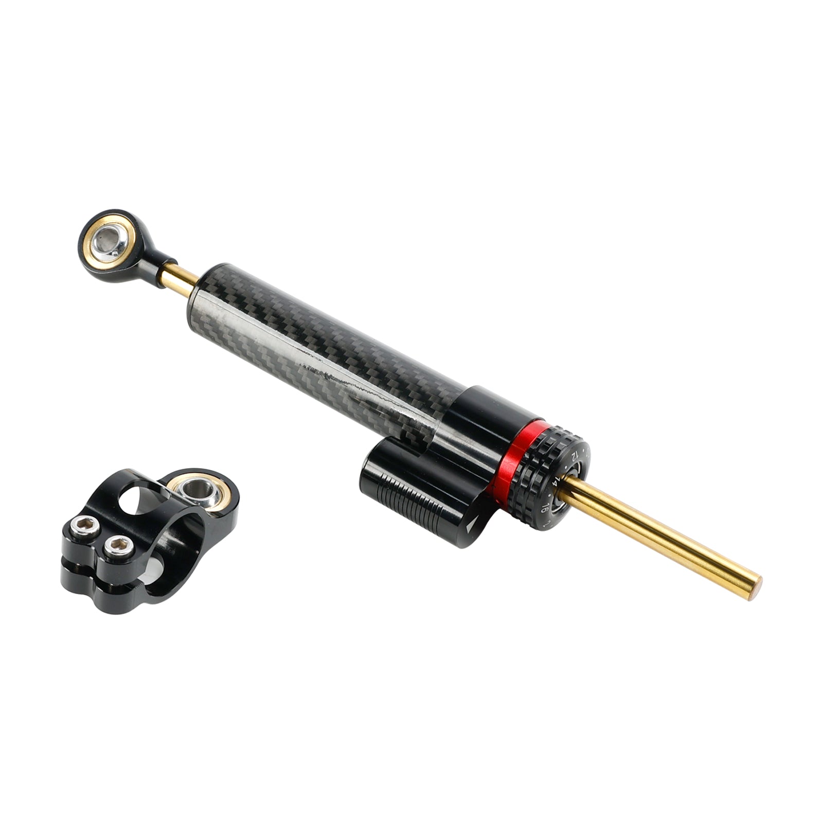 Motorrad Lenkungsdämpfer Halter Kit, Stabilisator Montagehalterung für Motorrad Lenkungsdämpfer Halter Kit, Stabilisator Montagehalterung für
