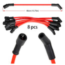 8 Zündspulen + 16 Zündkerzen + 8 Zündkabel UF834 UF865 für Ford F-250 F-350 E-450