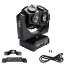 180W cabeza móvil 18 LED haz giratorio DMX luz de escenario RGBW DJ efecto de fiesta