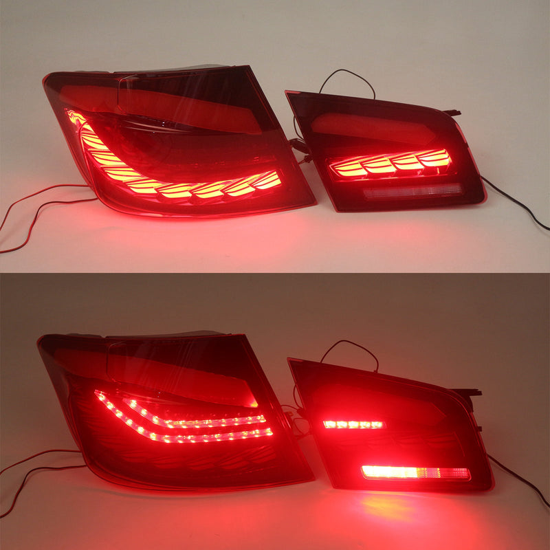 2010–2016 6. Generasjon 5 -serie F10 F18 M5 L&R Red LED baklys.