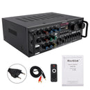 2500W Peak Power Stereo HiFi-forstærker Bluetooth 5.4 Karaoke FM USB EQ Mixer