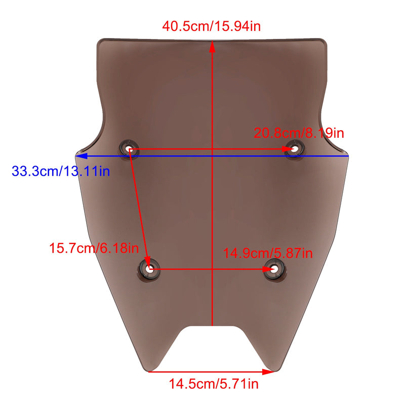 2019-2024 BMW R1250RS Windschutzscheibe Windschutz