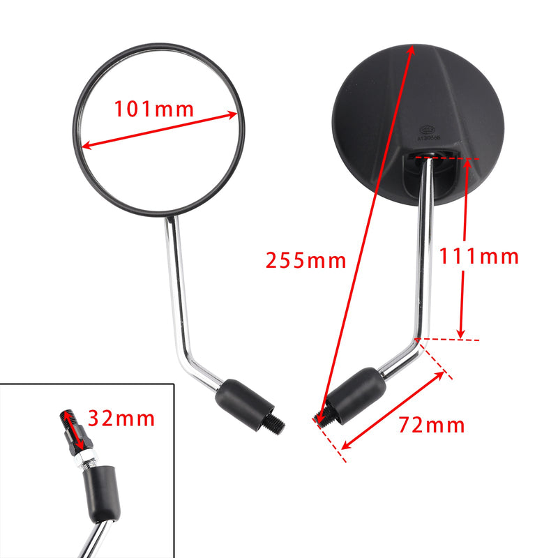 Sada zpětného zrcadla pro Kawasaki KLX 230/odstavec 2020–2021, KLR 650-2014