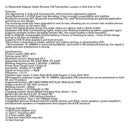 5,4 Bluetooth Empfänger Audio Adapter FM Transmitter Verlustfreie U Disk Eins zu Zwei