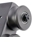 Rolling Library Sliding Ladder Hardware Kit med broms 3,3 ft rund rör