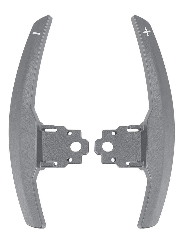 Schaltwippenverlängerung für BMW F-Serie F30 F31 F32 F10 X3 X5 Aluminium Grau