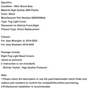 2018–2025 Jeep Wrangler JL Gladiator Blende rechts Nebelscheinwerfer 68295558AA