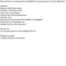 2006-2012 Hyundai Santa Fe SUV Türschlossantrieb hinten links 81410-2B000