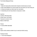 2024–2025 Aprilia RS457 RS 457 Kotflügel vorne Kotflügelverkleidung