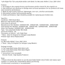 2007–2010 Mercedes W204 C-Klass Vänster + Höger Bakljuslampsockel med Glödlampor