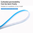 Ultra Thin Car LED Headlight Daytime Running Iridescent Light Eyebrow Strip With Remote control 60cm