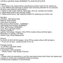 2012–2018 Audi Q3 Linke Rücklicht-Lampenfassung 8U0945221