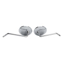 Par de espejos cromados para Honda CT125 CT70 CT90 XL125 CT110 XL75 XL100 XL125 XL175