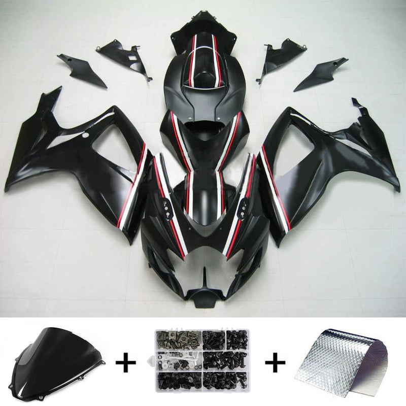 2006-2007 K6 Suzuki GSXR 600/750 Kit de carenagem de injeção de corpo de plástico