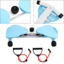 Ab Twister Board 150 kg Kapacita & 20dB Ultra tichý stroj na zakrucování pasu Fitness Tool Protiskluzové vybavení pro domácí posilovnu pro ženy Břišní tuk Modrá