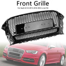 RS3 Style Front Honeycomb Bumper Grill für Audi A3 S3 2013-2016 mit Quattro