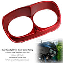 Kledning med dobbel frontlysramme for Road Glide 1998-2013