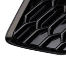 Schwarze Front Honeycomb Nebelscheinwerfer Kühlergrill Abdeckung Fit Audi A3 S-line 2021-2023