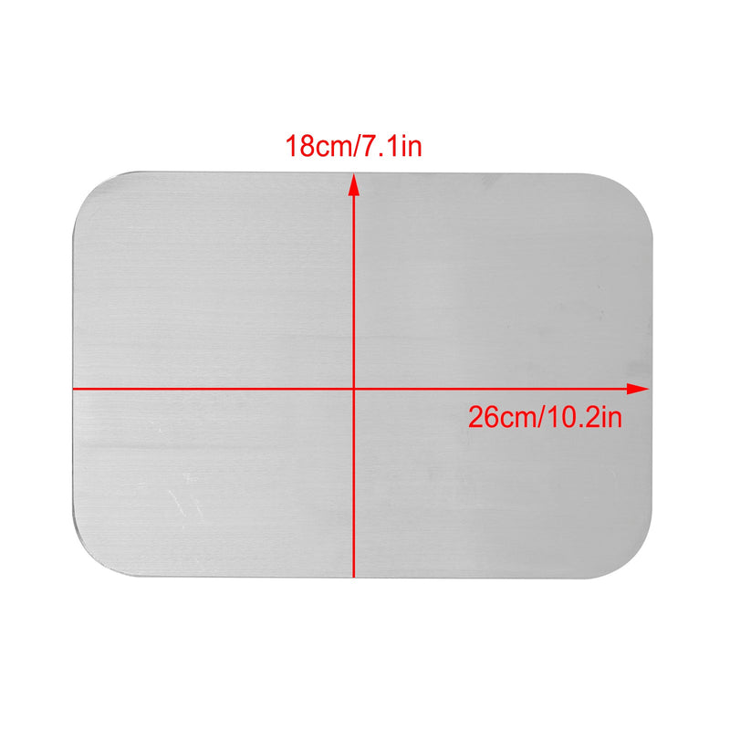 Viercecky tom lisensplate laget av aluminiumslegering, DIY, universelt egnet for motorsykkel