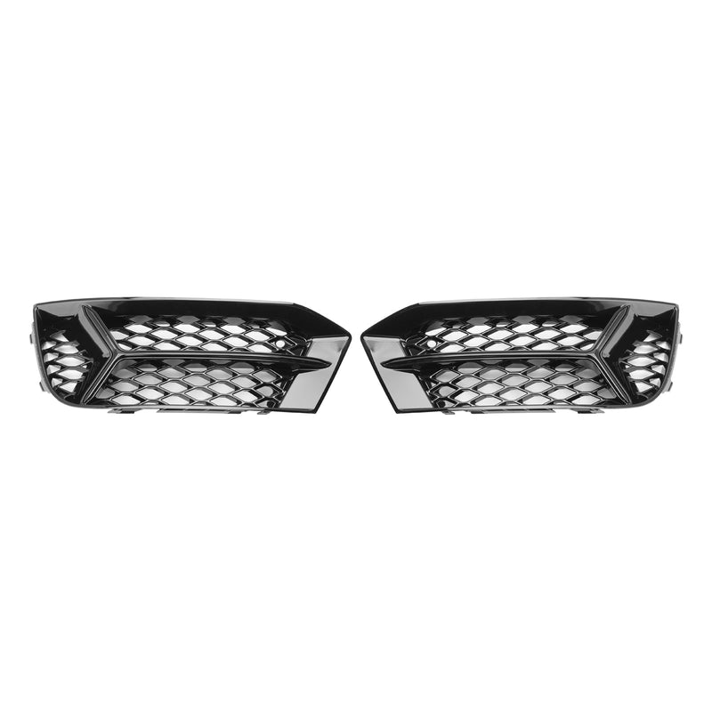2017-2020 Audi A3 foran støtfanger Grill Tåkelys Deksel Lampe Ramme Trim Fit