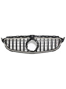 2015-2021 Mercedes W205 C250 C300 LED-etusäleikköllä, musta