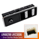 2018 2019 2020 Land Rover Range Range Rover Sport Hlavní okenní přepínač s ovladačem LR166298 LR123006